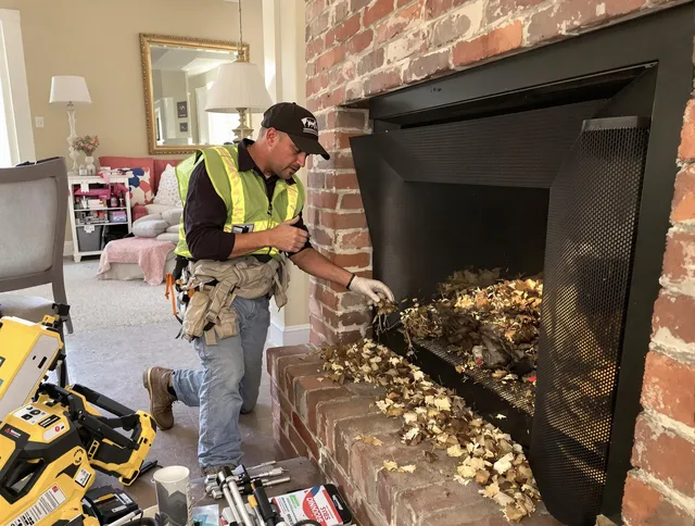 Safe screening installation by Willoughby Chimney Sweep in Willoughby, OH