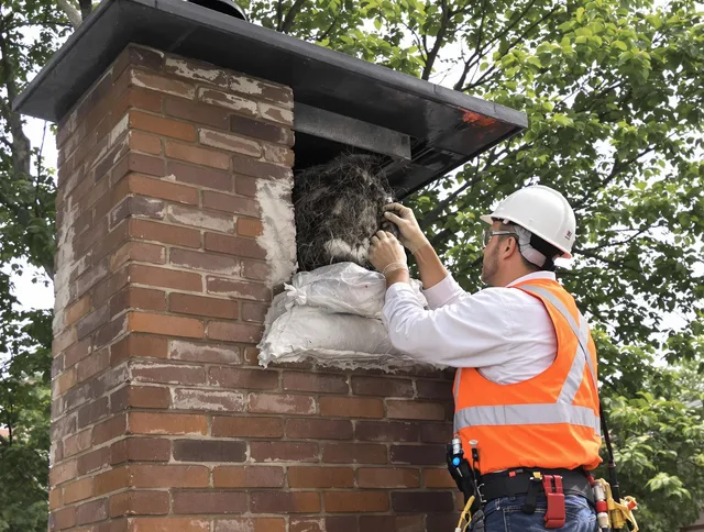 Humane removal of debris and animals by Willoughby Chimney Sweep in Willoughby, OH