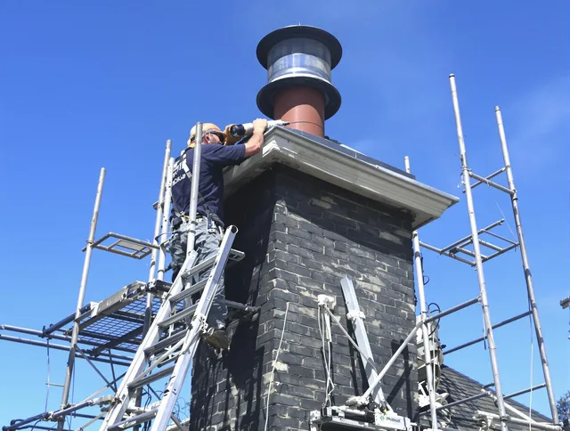 Sturdy chimney crown finished by Willoughby Chimney Sweep in Willoughby, OH