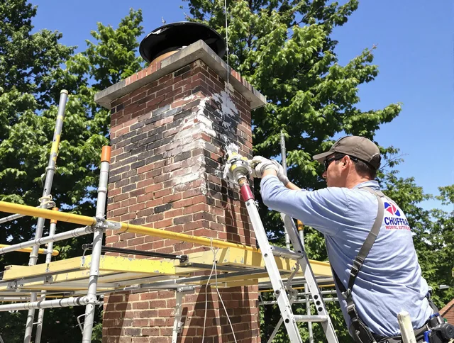 Structural chimney repair by Willoughby Chimney Sweep in Willoughby, OH