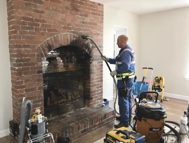 Willoughby Chimney Sweep expert performing detailed chimney sweep in Willoughby, OH
